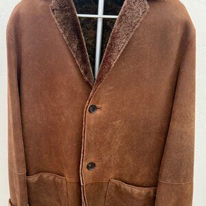 Exquisite Men Andrew Mark Shearling Coat